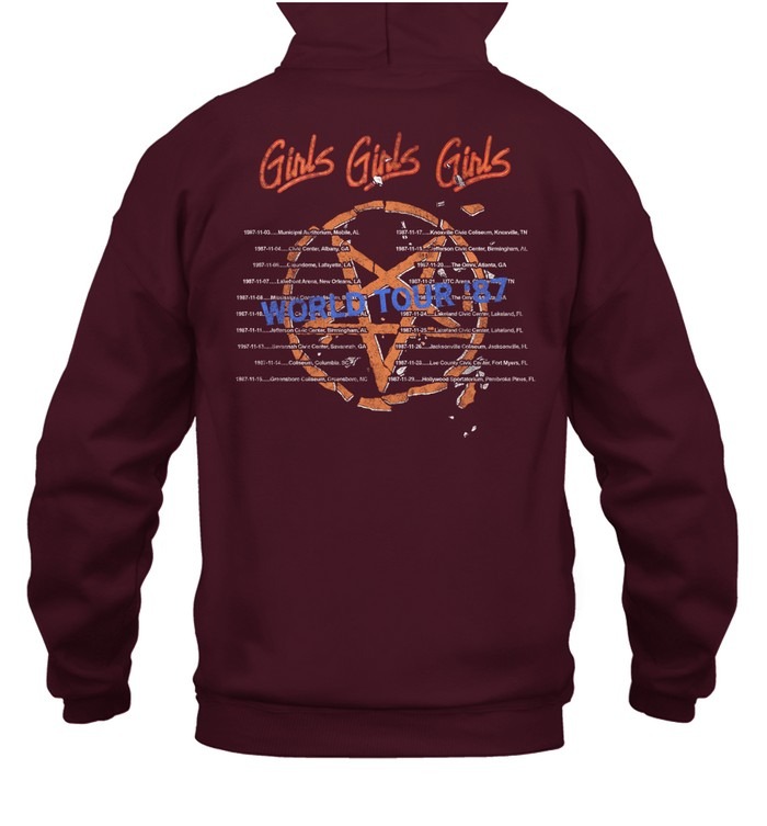 Motley Crue World Tour '87-Hoodie