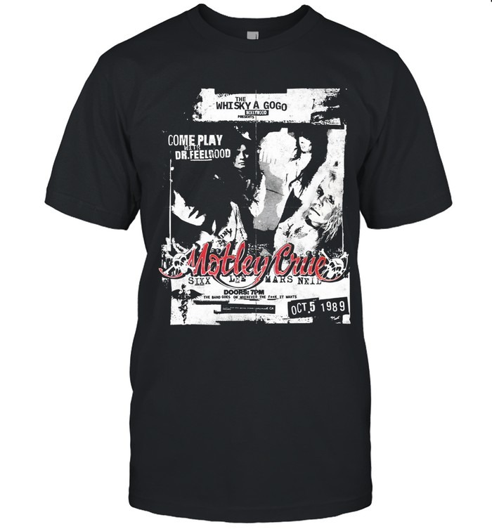 Motley Crue Whisky Handbill-Unisex T-Shirt