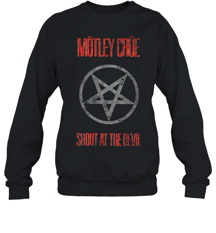 Motley Crue Shout At The Devil Tracklist-Sweatshirt