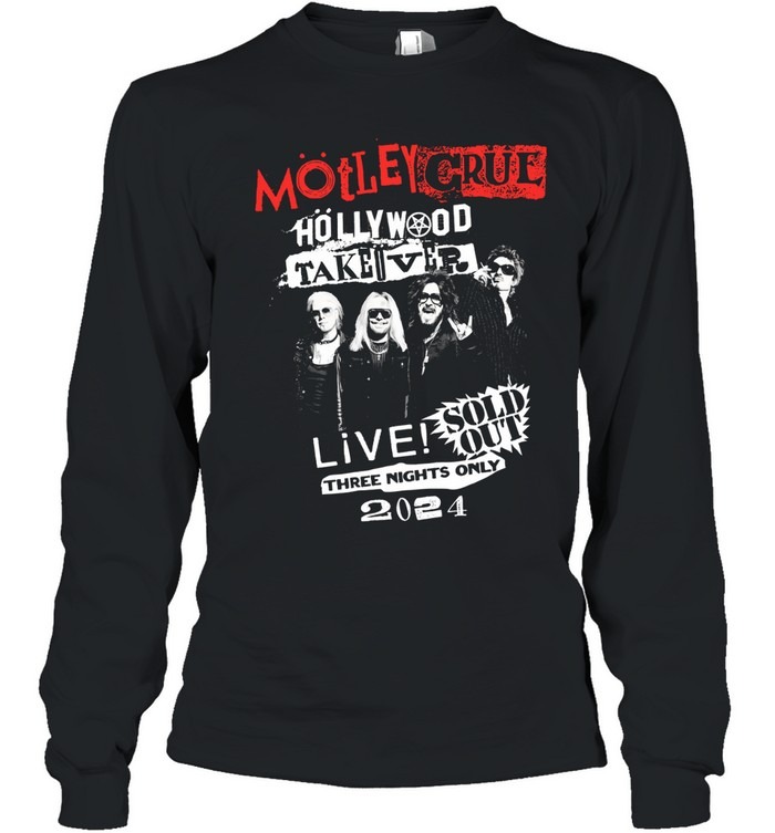 Motley Crue Höllywood Takeöver-Long Sleeve Tee