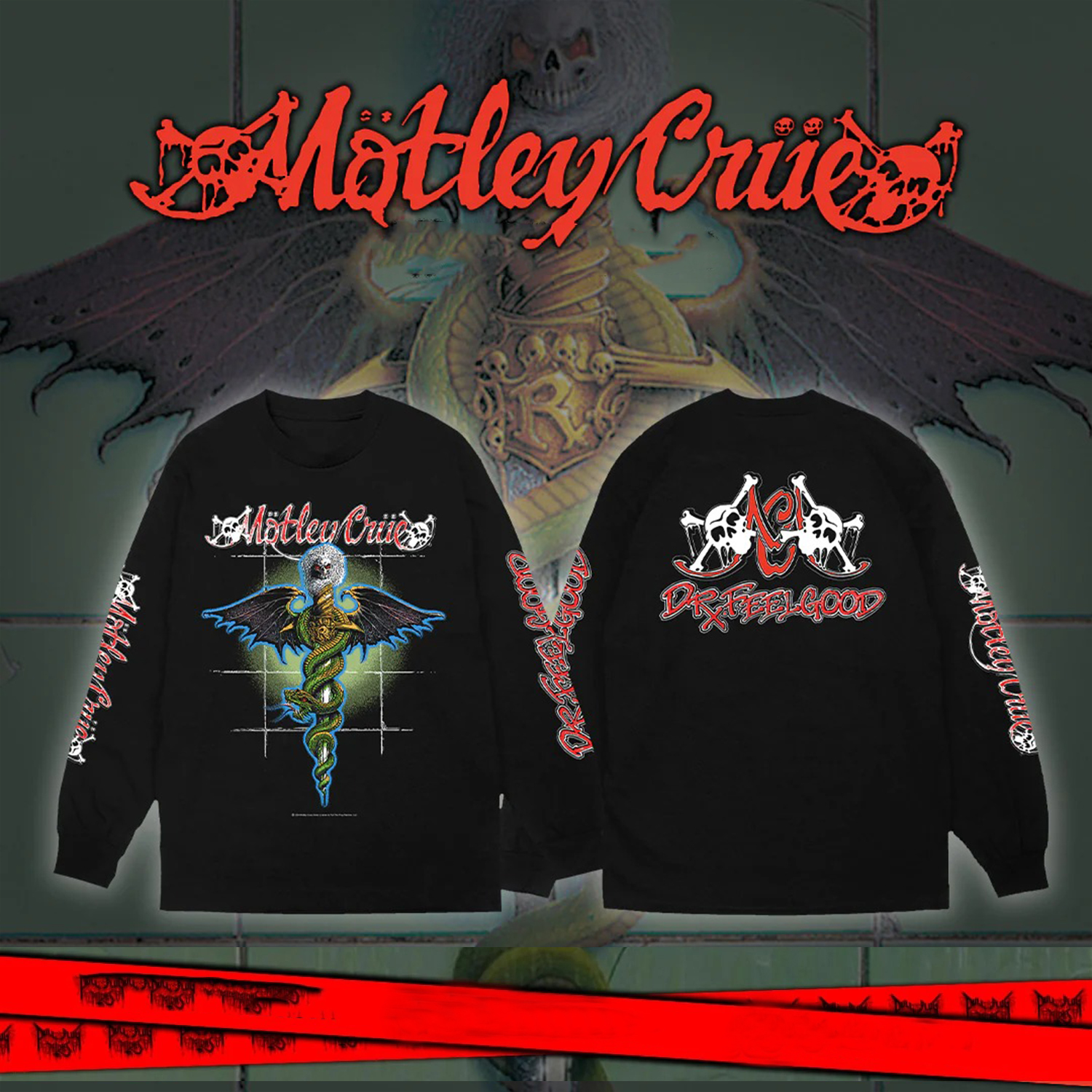 Motley Crue - Dr. Feelgood - Longsleeve Shirt