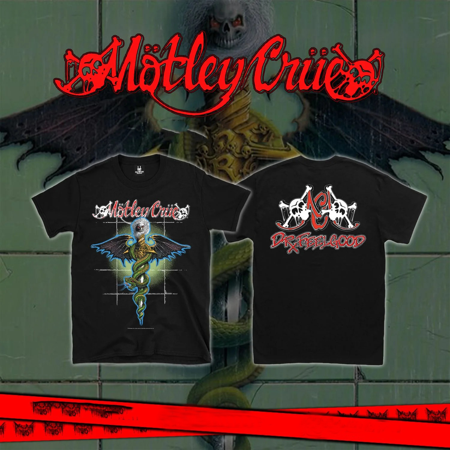 Motley Crue - Dr. Feelgood - Shortsleeve Shirt