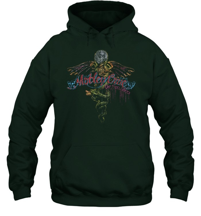 Motley Crue Vintage Dr. Feelgood Tracklist-Hoodie