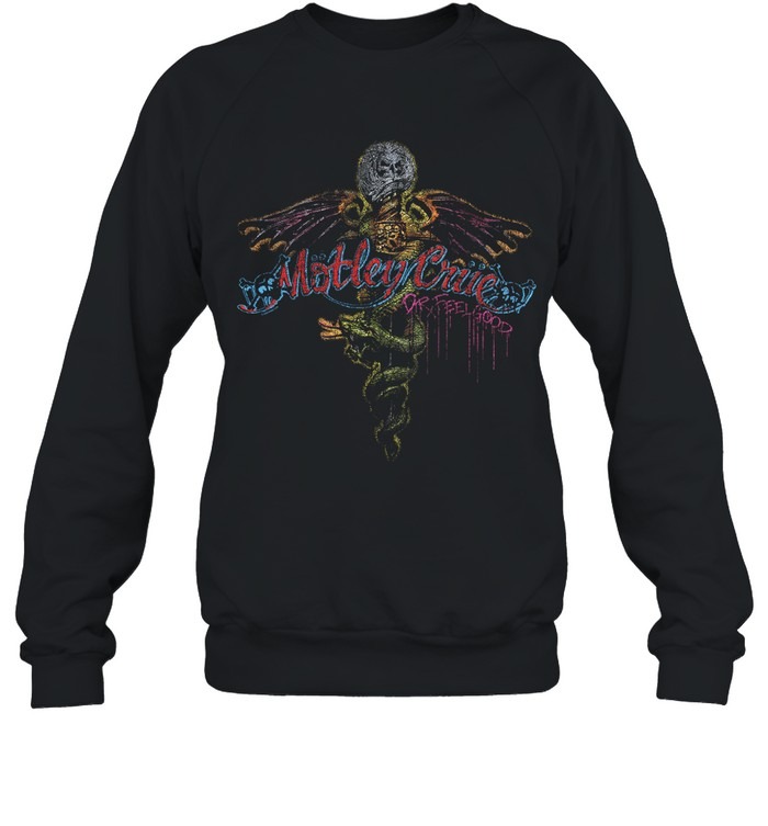 Motley Crue Vintage Dr. Feelgood Tracklist-Sweatshirt