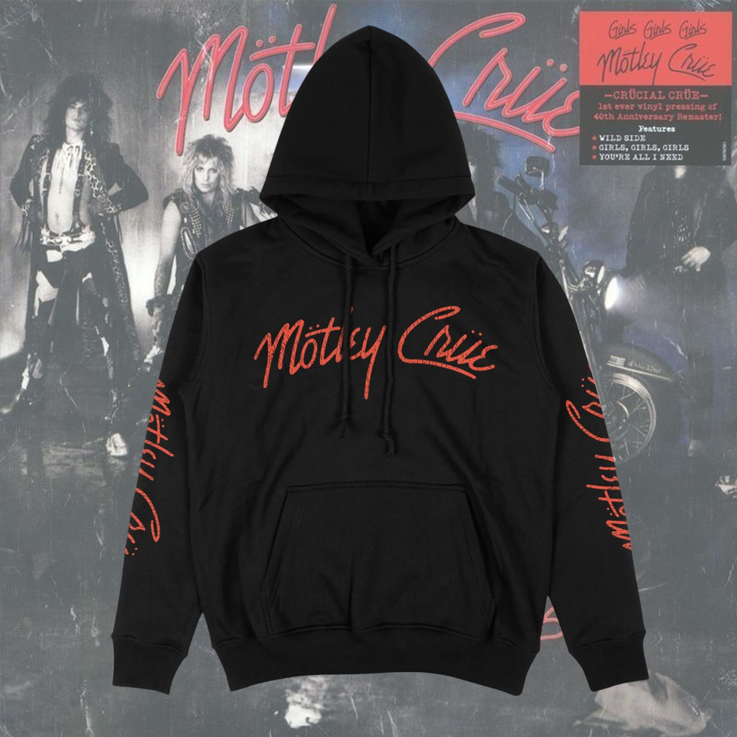 Motley Crue - Girls, Girls, Girls - Pullover Hoodie