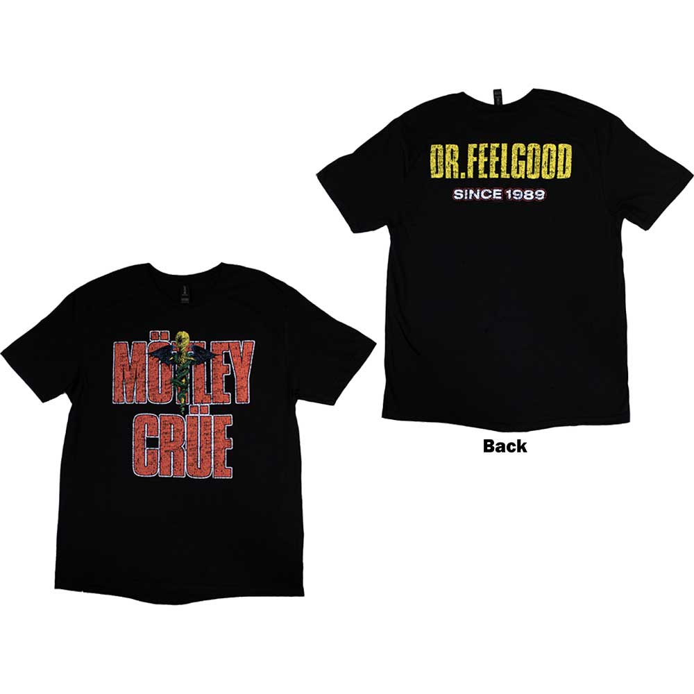 Motley Crue Dr Feelgood Since 1989 Mens T Shirt Black