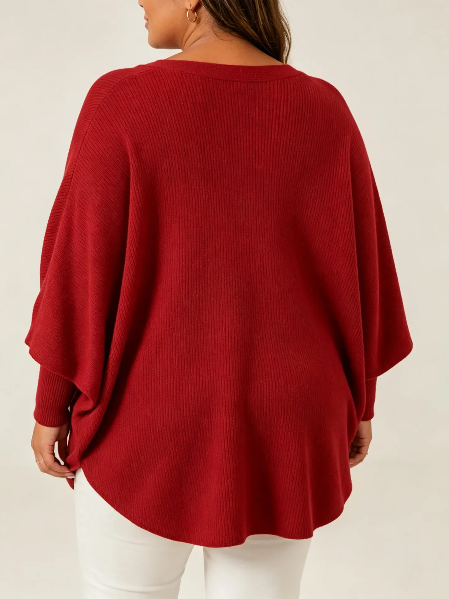 CLEARANCE SALE🔥Women's Casual Solid Color V-Neck Sweater