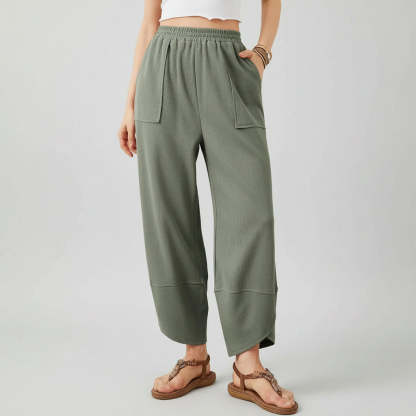 CLEARANCE SALE🔥Women Pants Casual Loose Fit Straight Leg Lightweight Summer Trousers