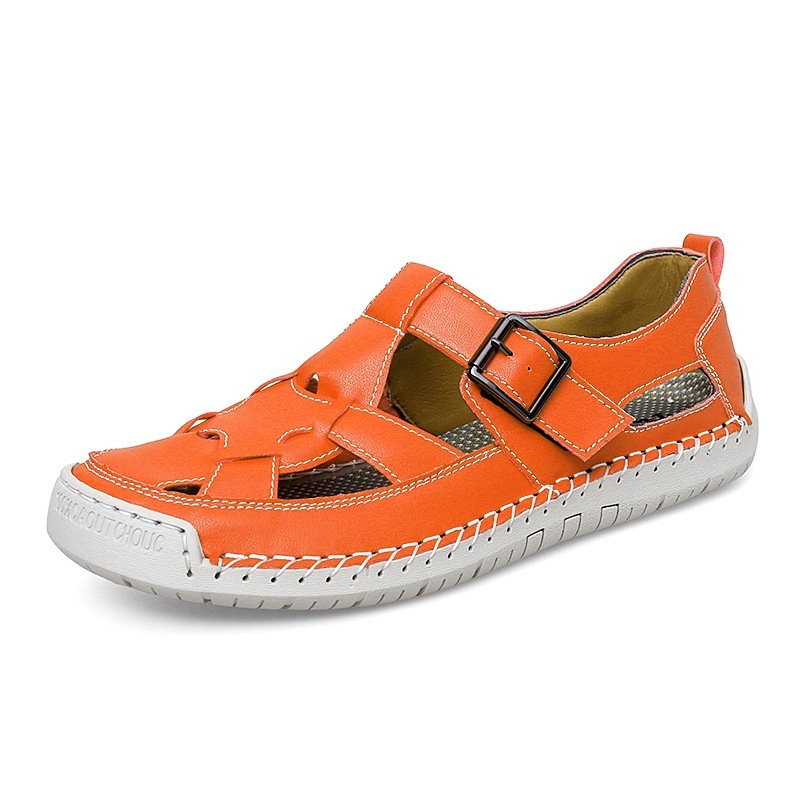 🔥🔥Limited-Time Offer-Unisex Roman-Style Woven Flat Sandals — Soft-Soled Orthopedic Beach Footwear