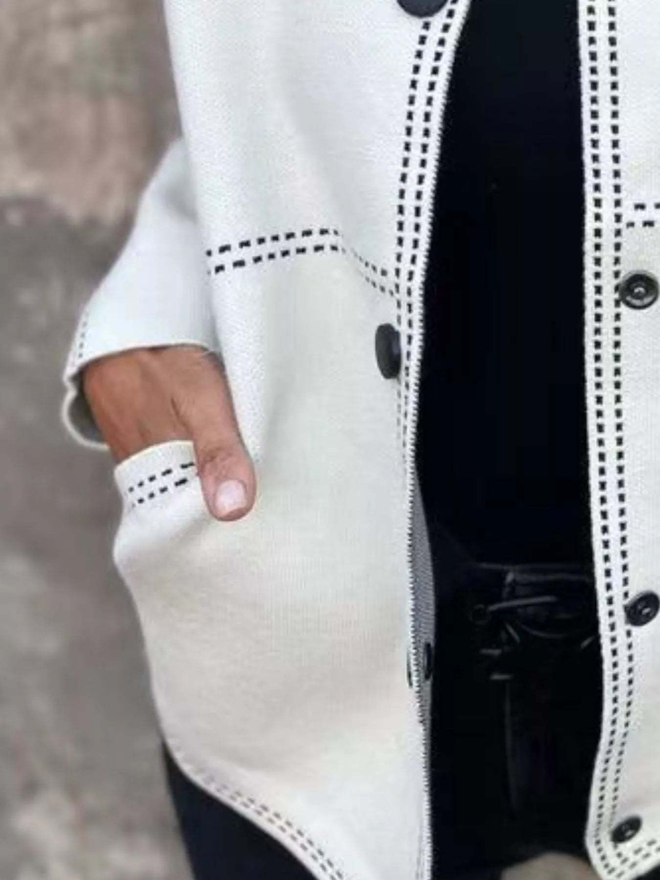 Hazel Blues® | Button Up Long Sleeve Cardigan