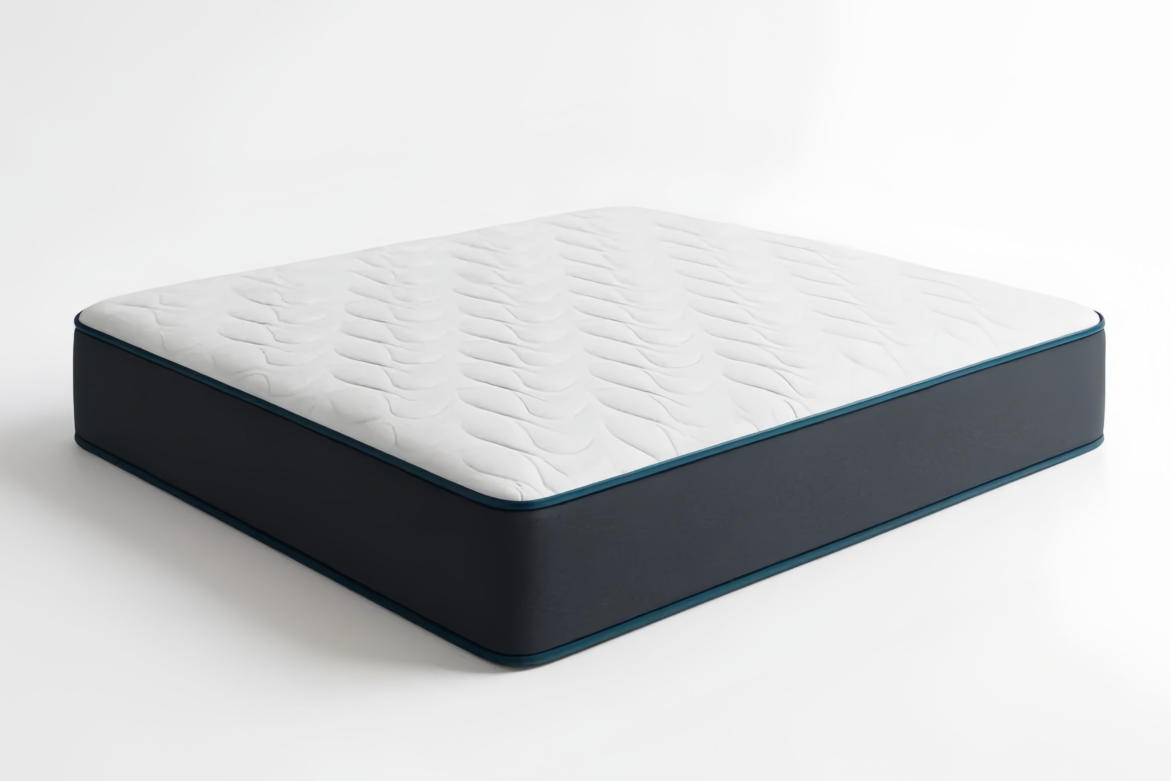 Matelas orthopédique en mousse à mémoire 140x190 cm Blanc/Gris