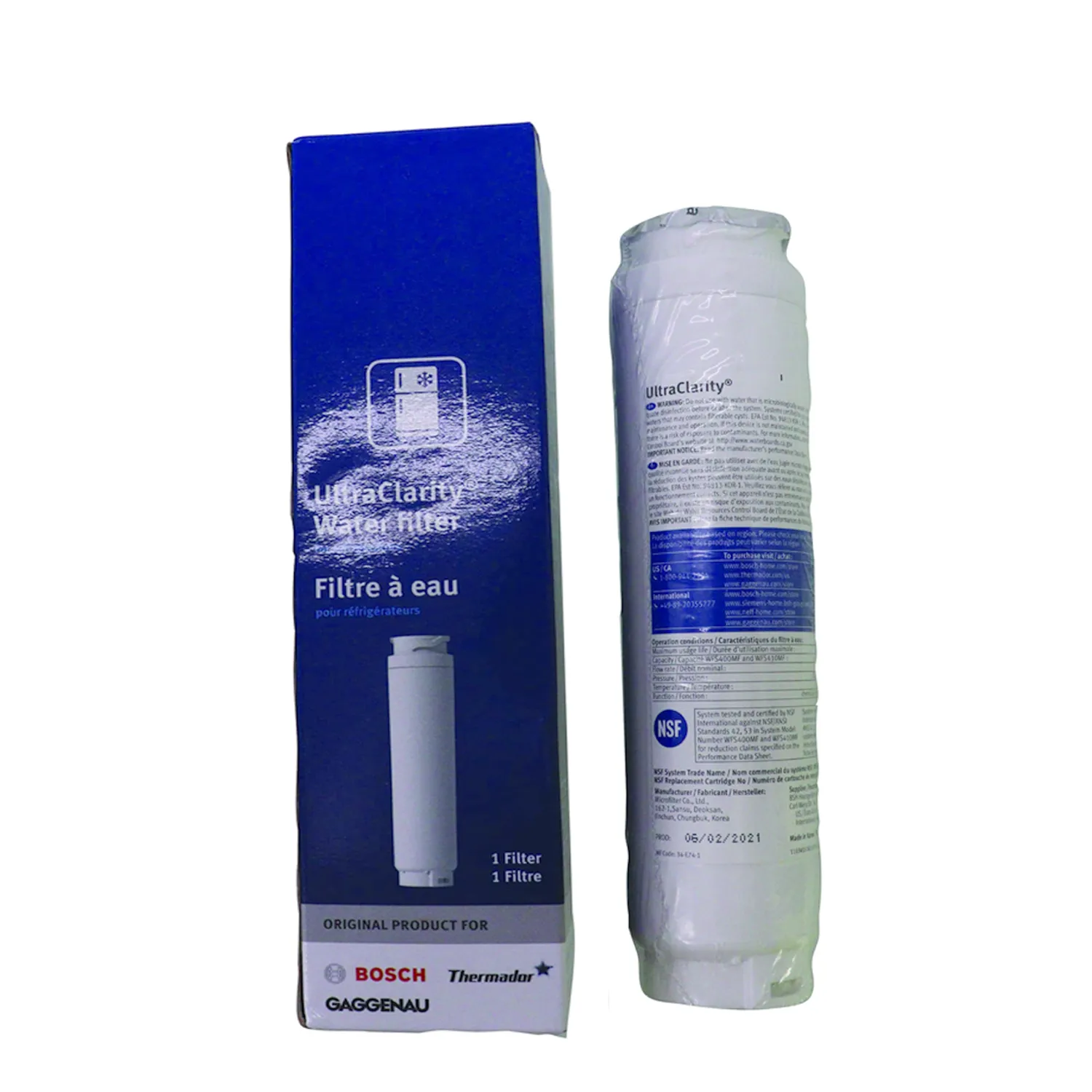 Bosch BORPLFTR30 BORPLFTR10 UltraClarity Water Filter Cartridge 11034152