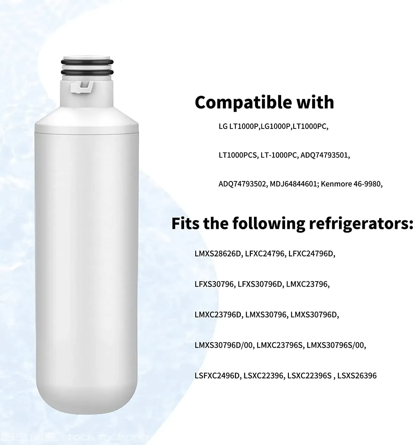 LG LT1000P,PC/PCS ADQ747935,ADQ74793501 Replacement Refrigerator Water Filter