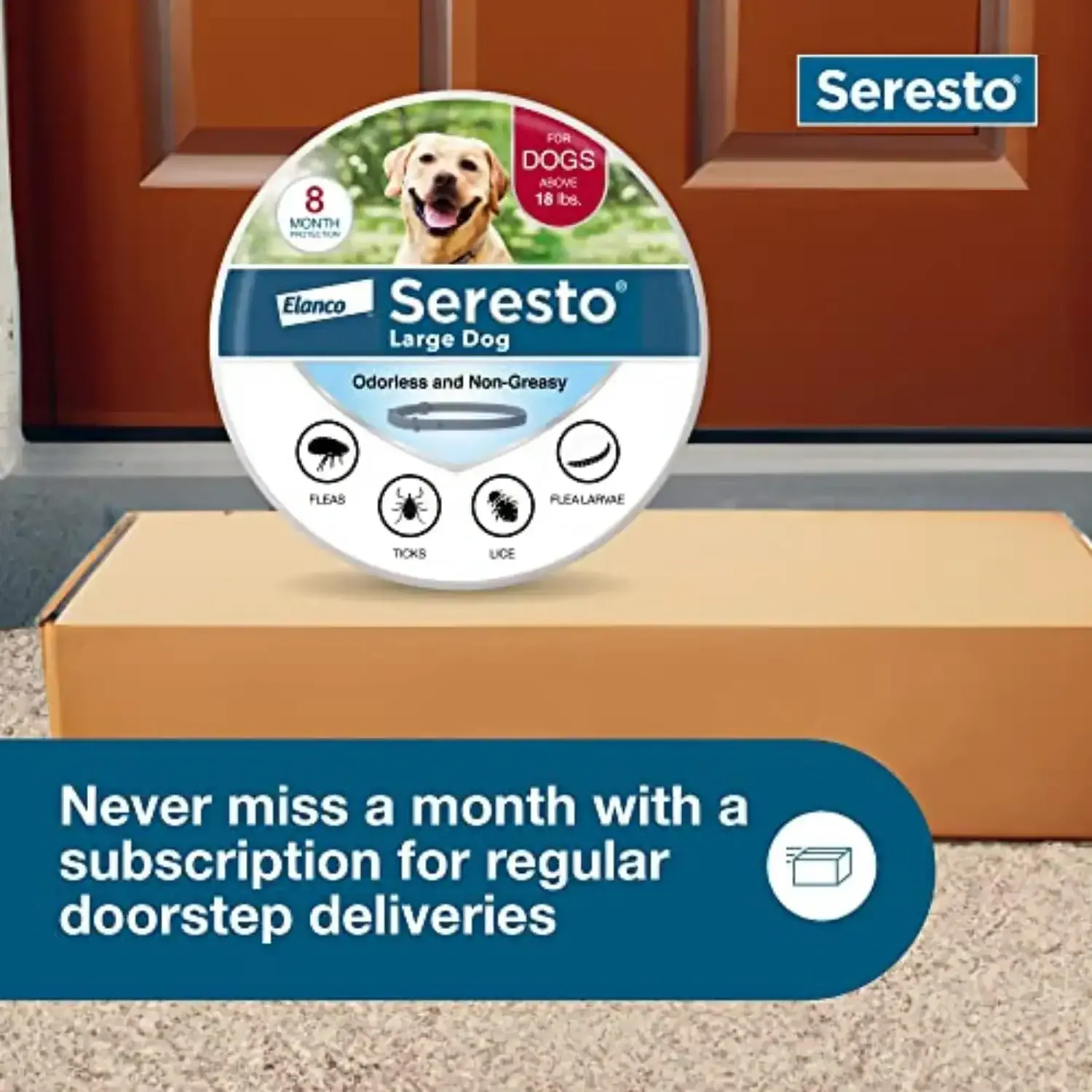 seresto® flea & tick collar for large dogs