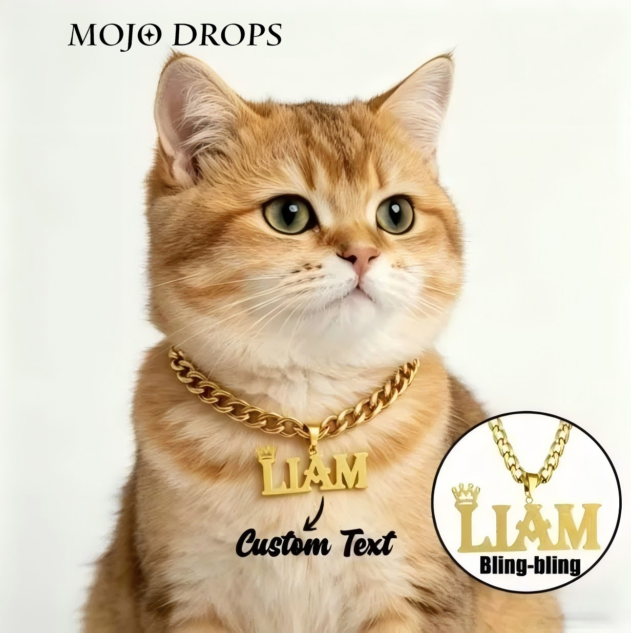 MOJO DROPS Pet Dog Tag Necklace ND06614