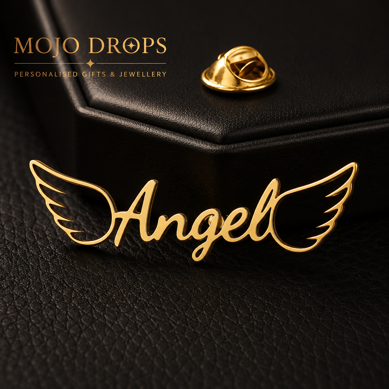 DB0488 Angel Wings Brooch