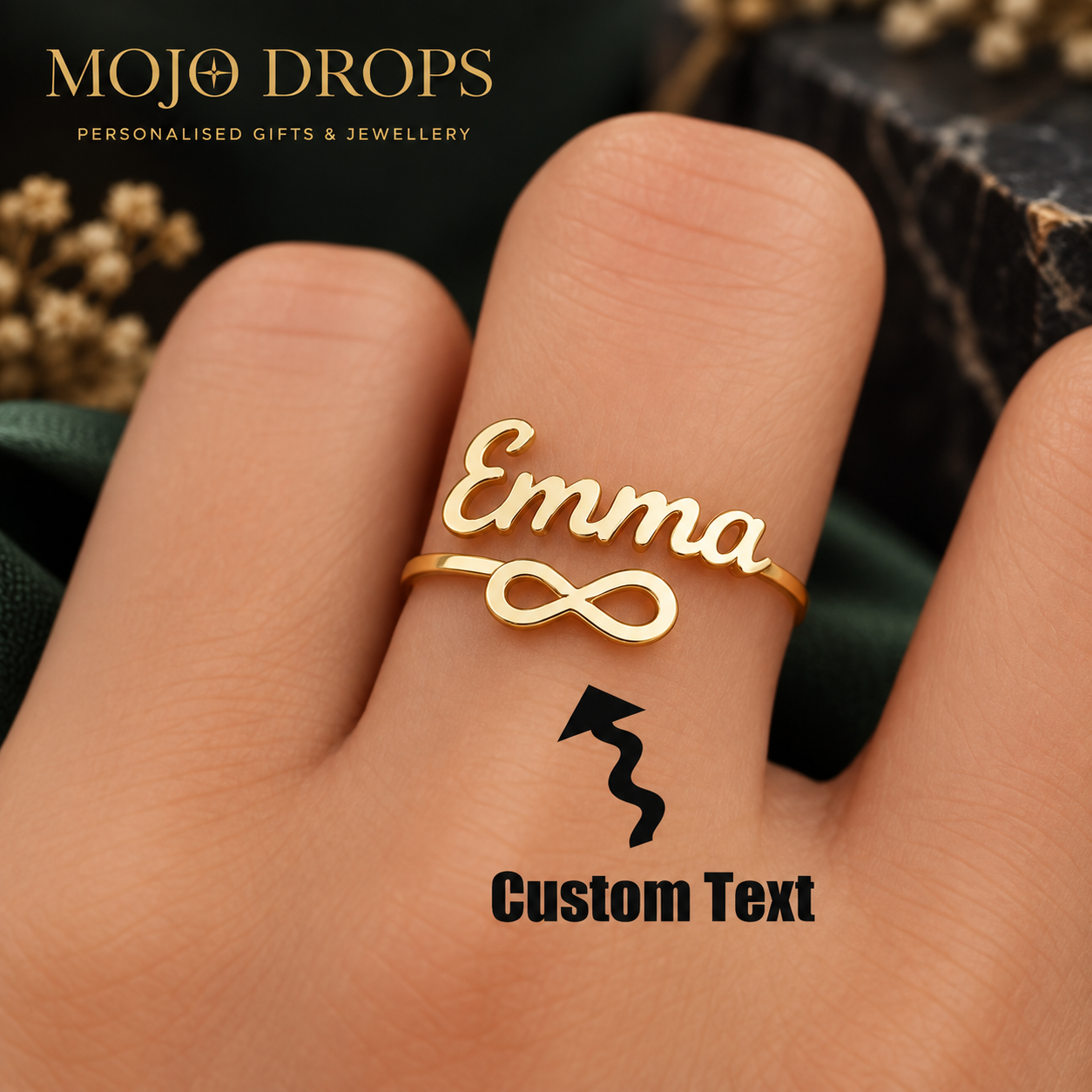 Personalized Arabic Ring, Arabic Letter Ring, Custom Name Ring, Gift for Her, Exquisite Arabic Ring