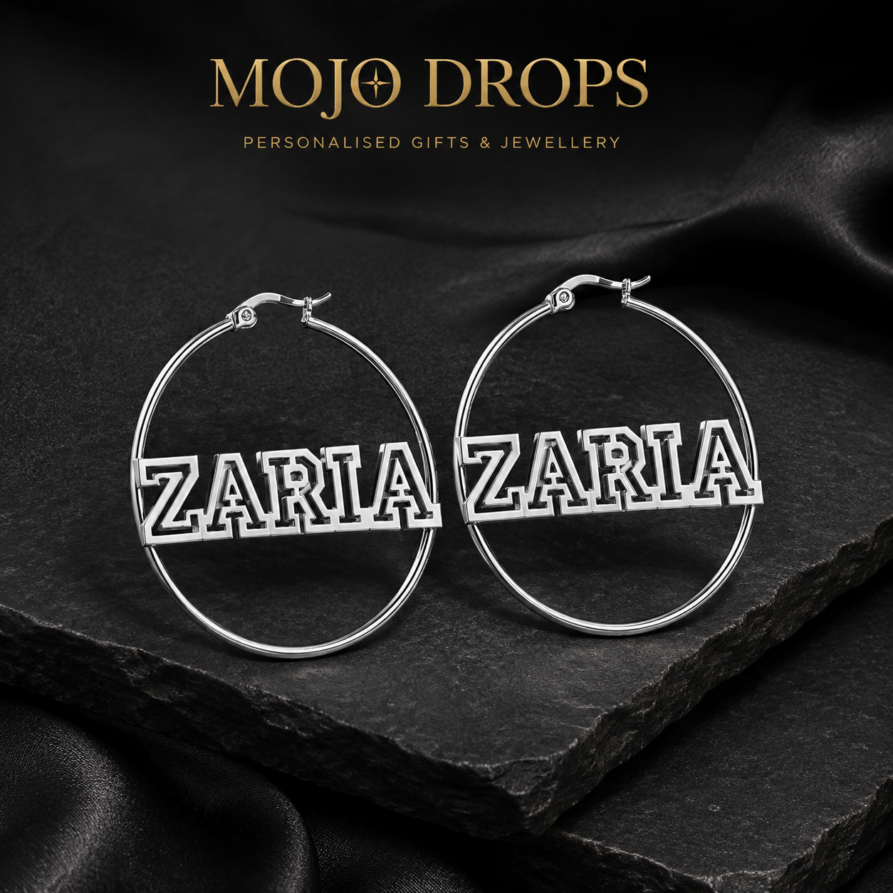 ED0610 Custom Hoop Earrings