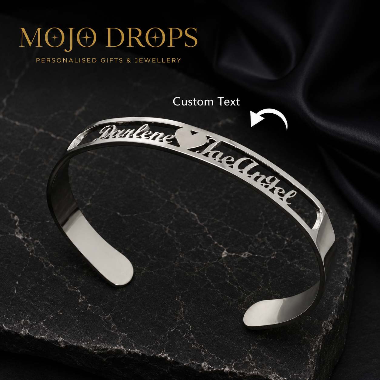 Custom Name Bracelets & Bangles