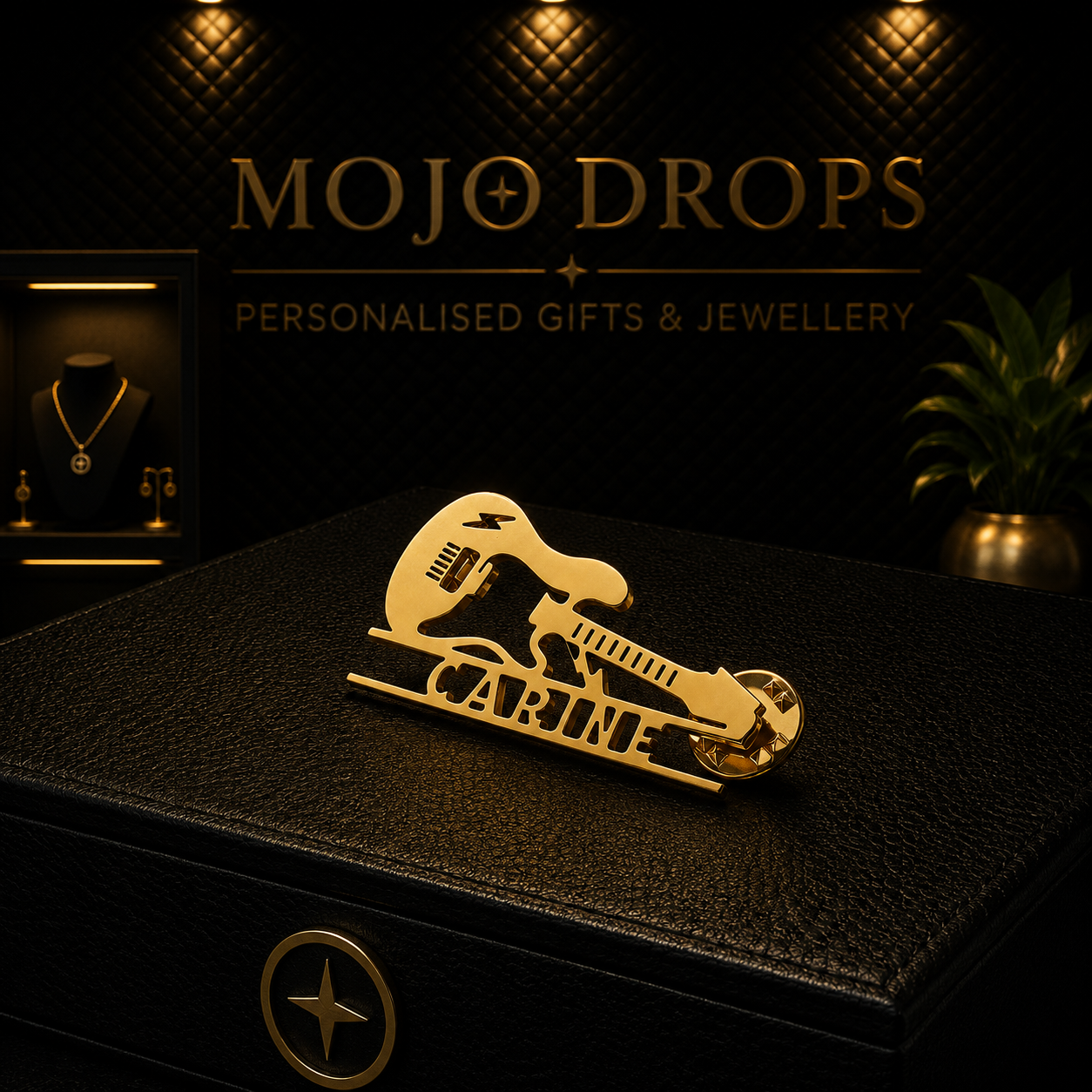 DB1079 Custom Guitar Brooch