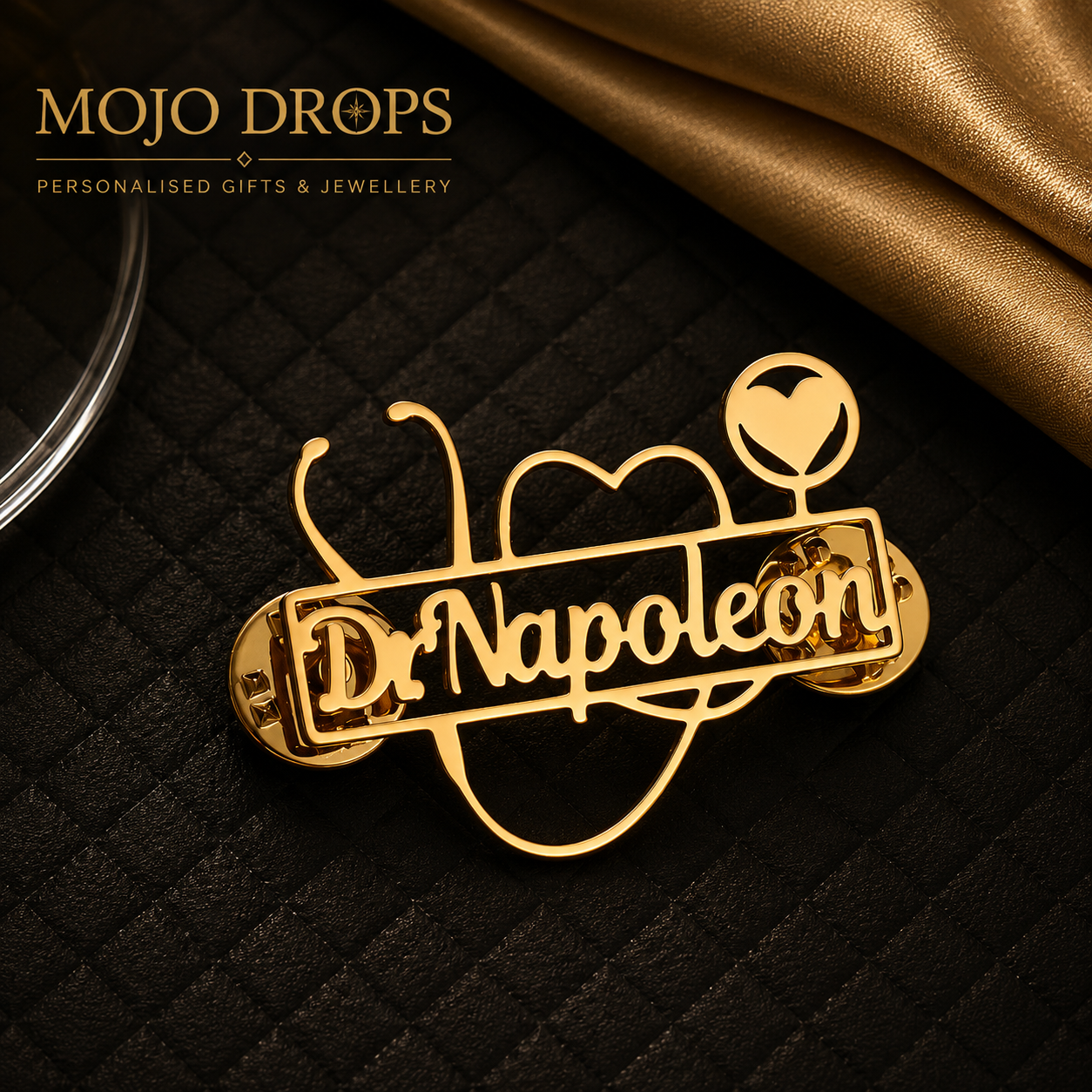 DB169 Stethoscope Brooch