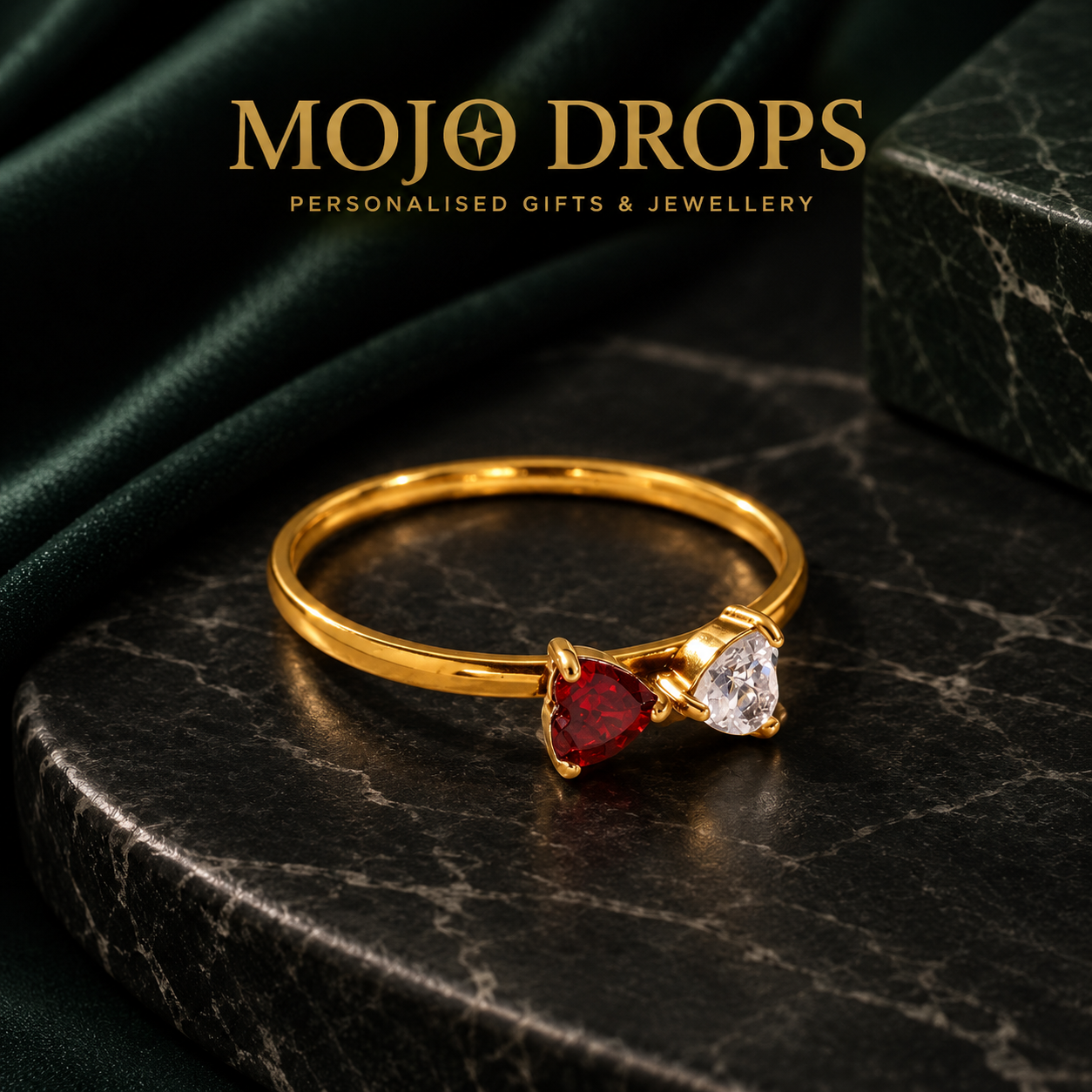 Birthstone Pair Ring JZD0790