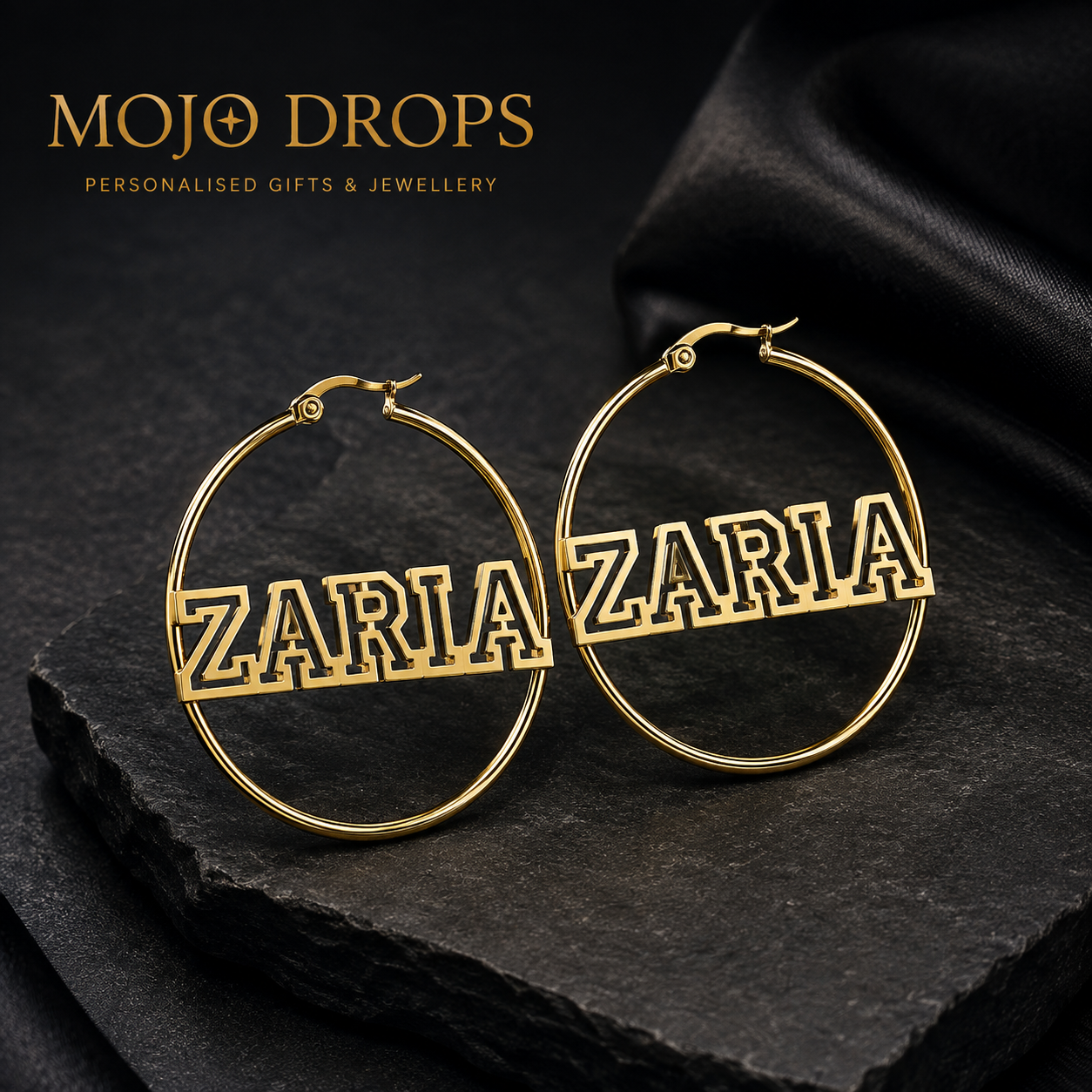 ED0610 Custom Hoop Earrings