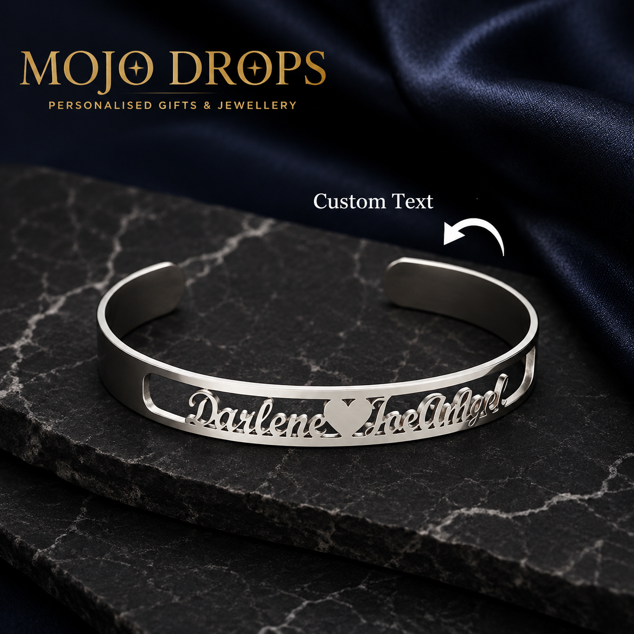 Custom Name Bracelets & Bangles