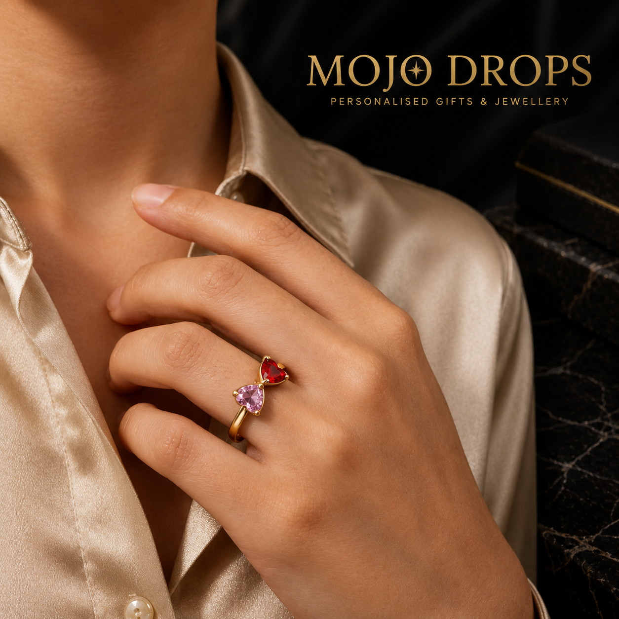 Birthstone Pair Ring JZD0790