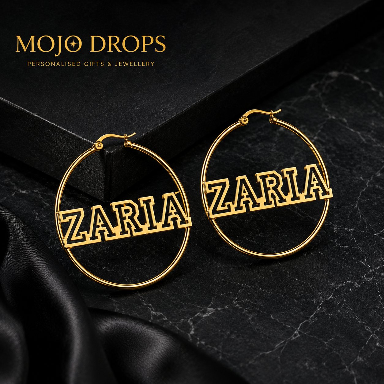 ED0610 Custom Hoop Earrings