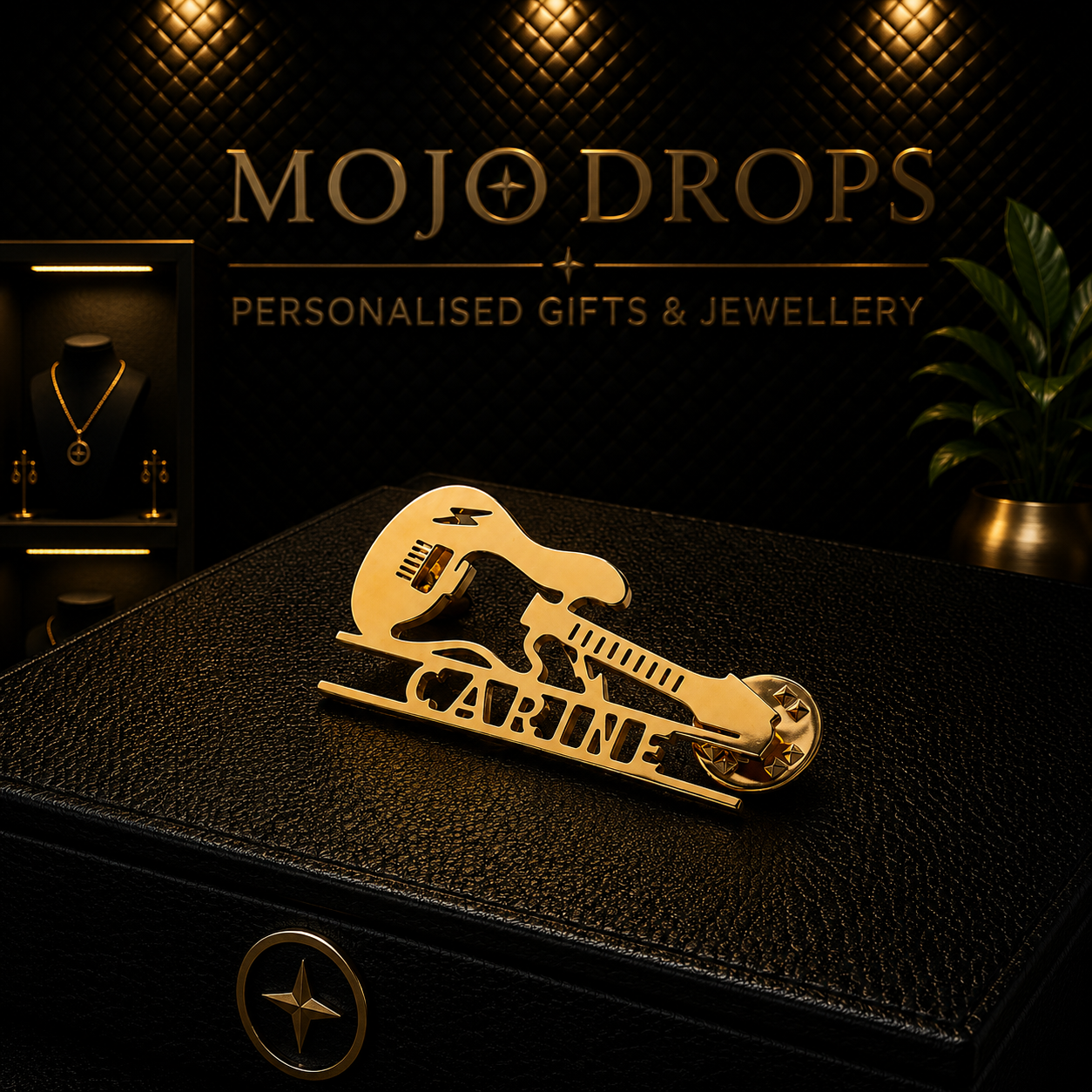 DB1079 Custom Guitar Brooch