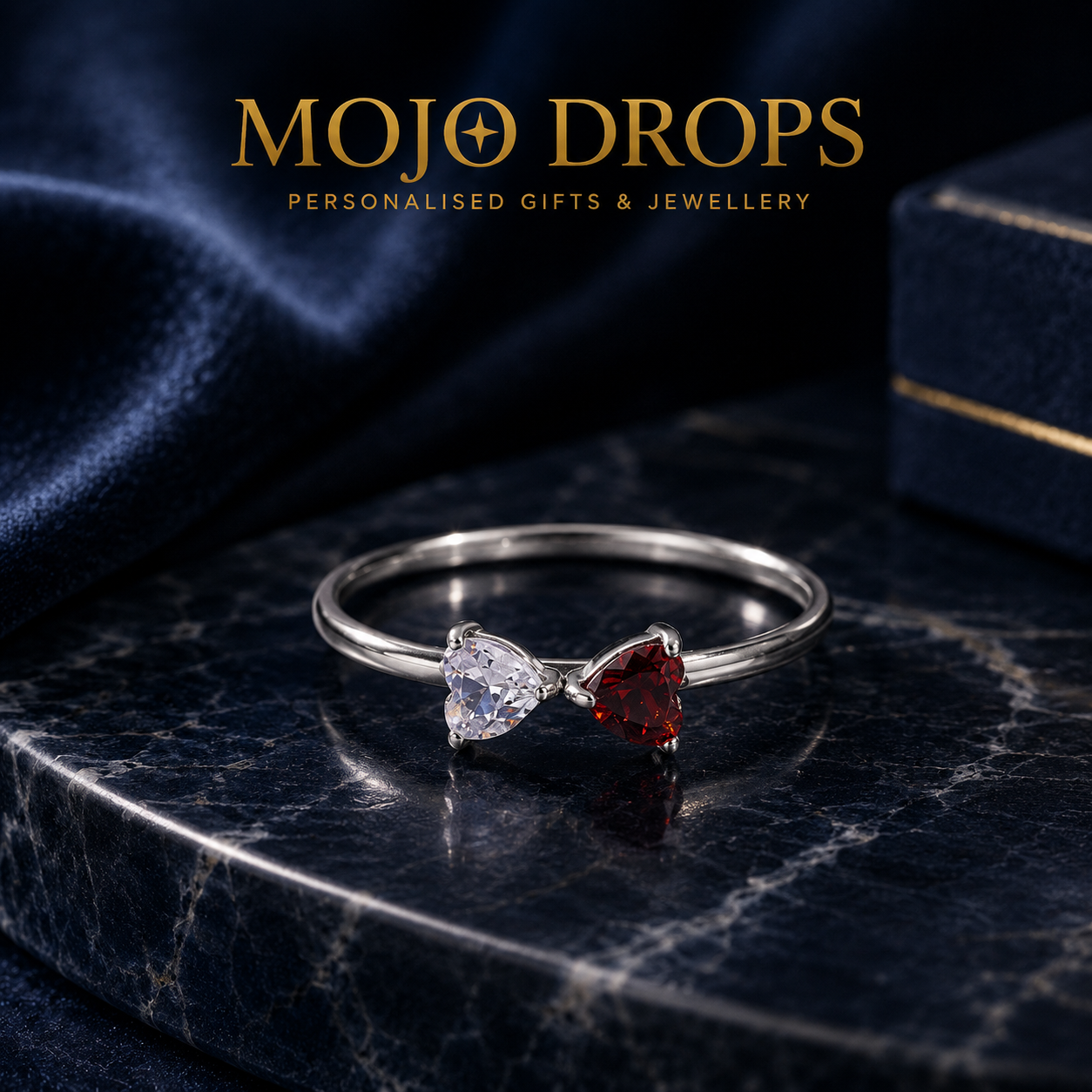Birthstone Pair Ring JZD0790