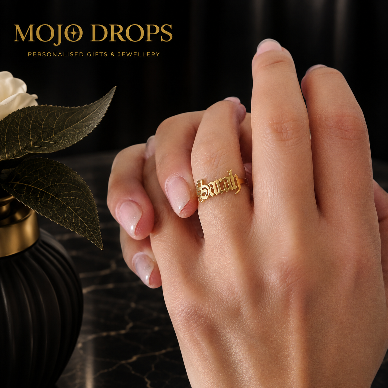 1 pc Custom Name Ring