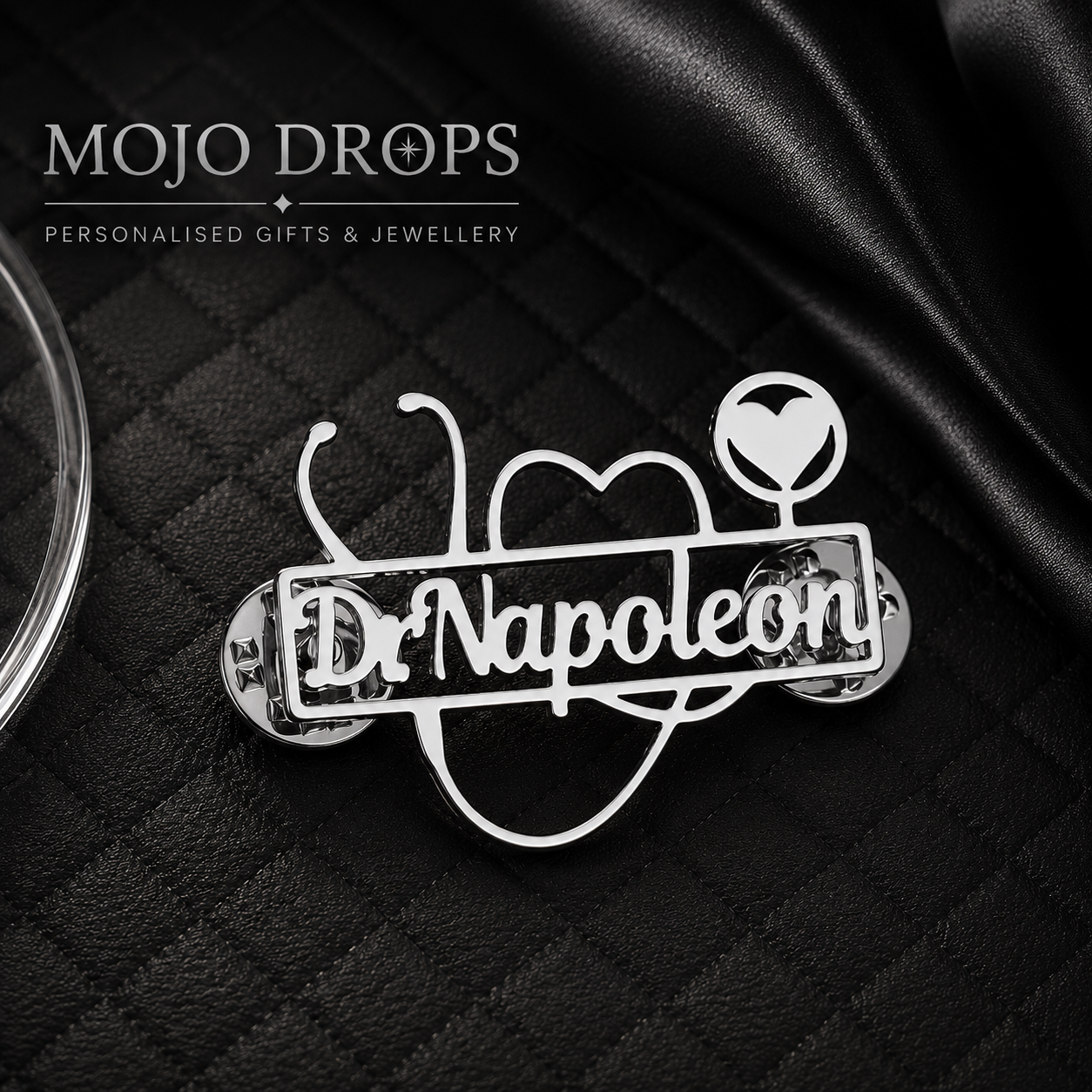 DB169 Stethoscope Brooch