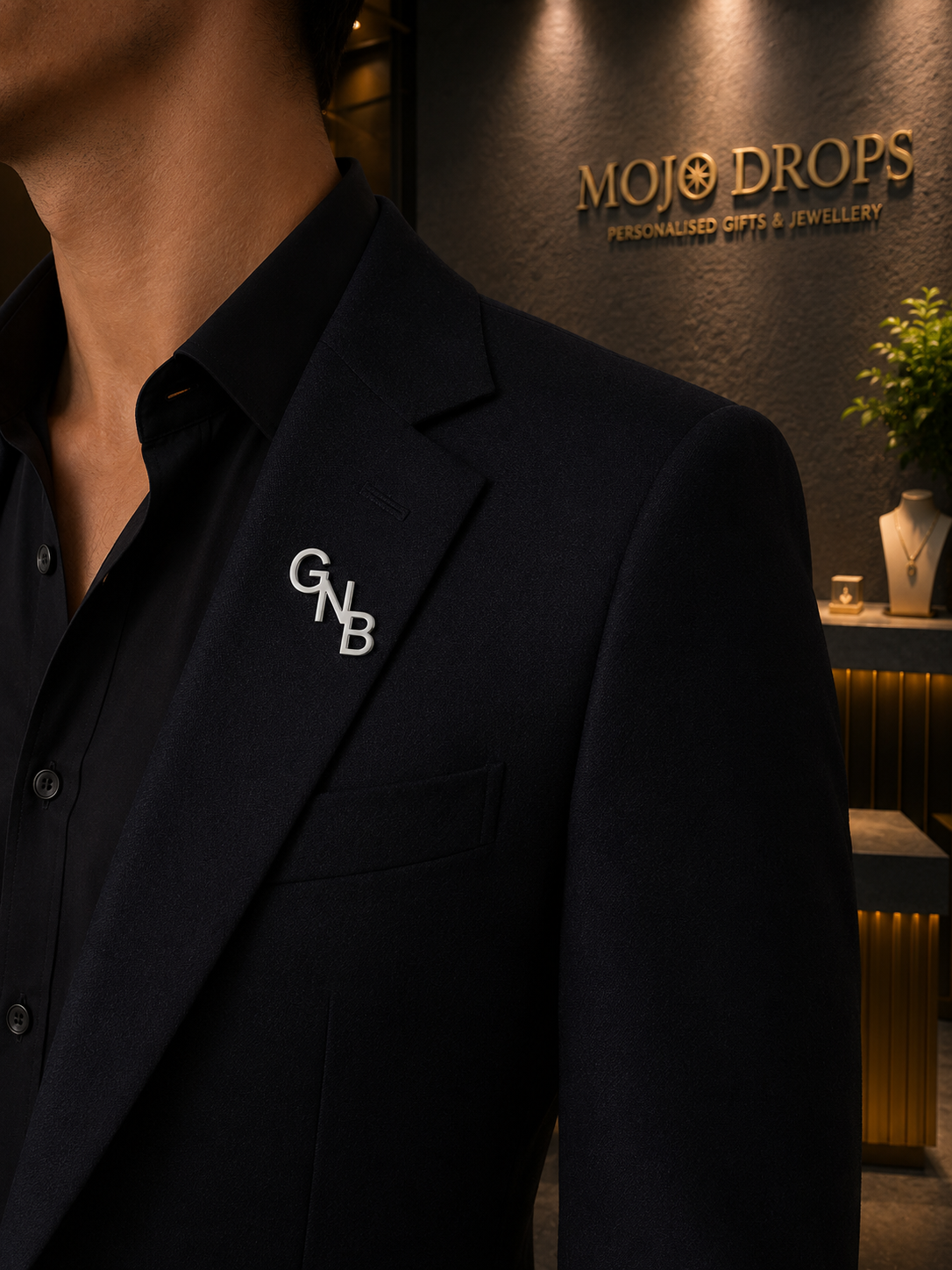 Signature Letter Lapel Pin