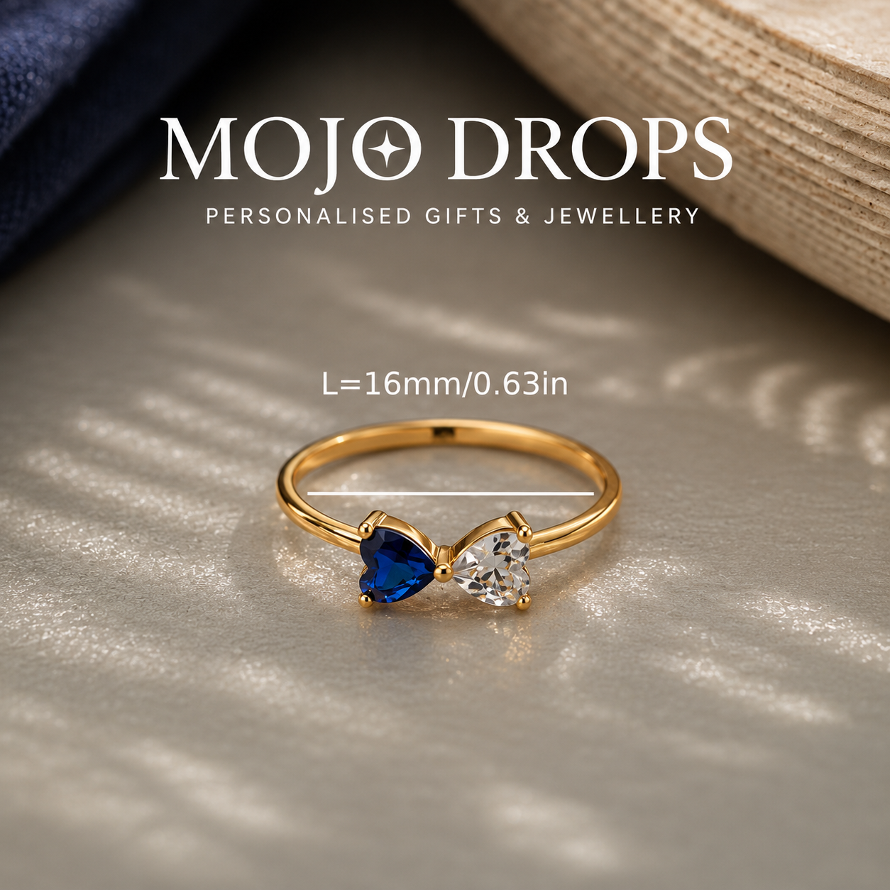 Birthstone Pair Ring JZD0790