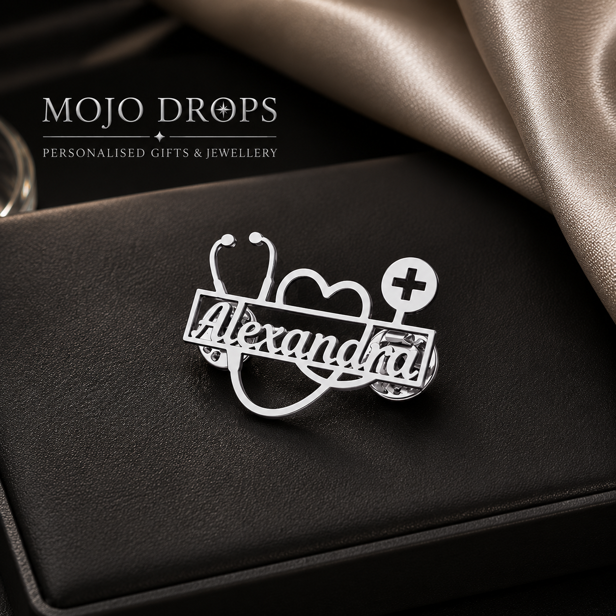 DB169 Stethoscope Brooch