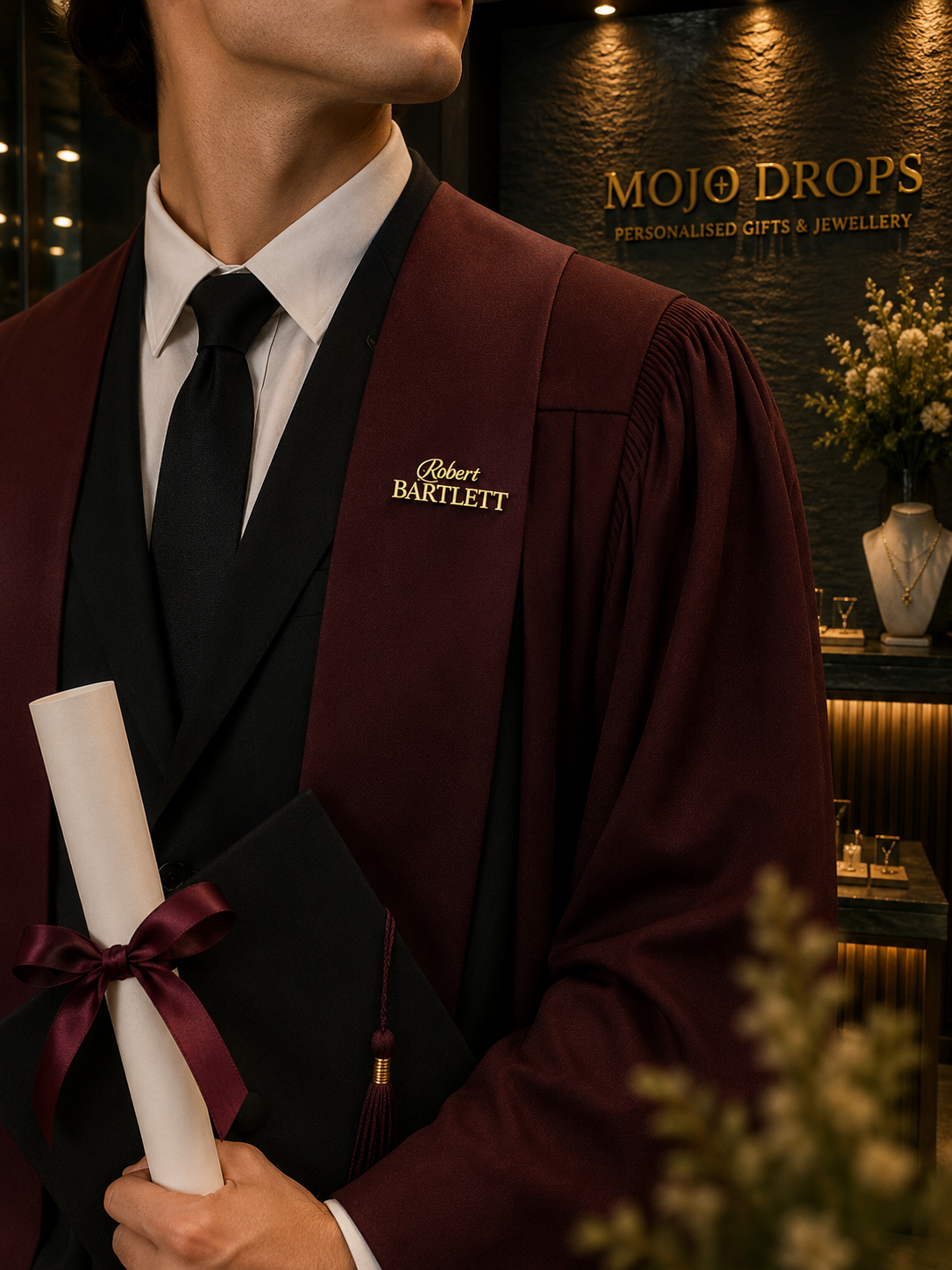 Graduation Script Pin