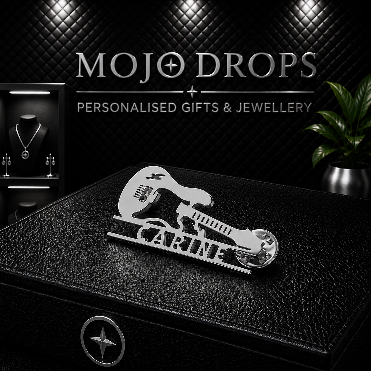 DB1079 Custom Guitar Brooch