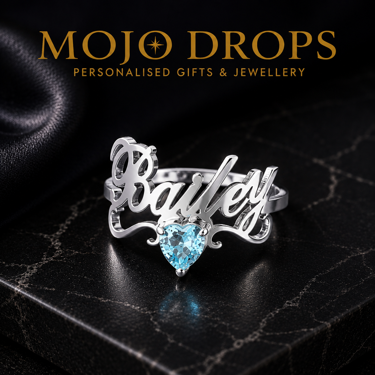 JZD0775 Heart Birthstone Ring