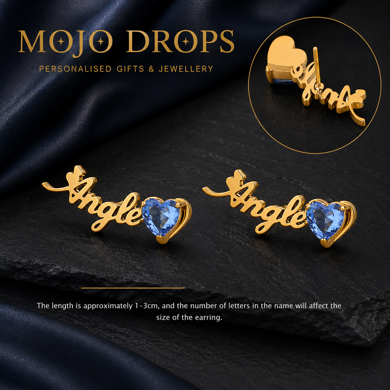 ED0906 Stud Earrings with Stones