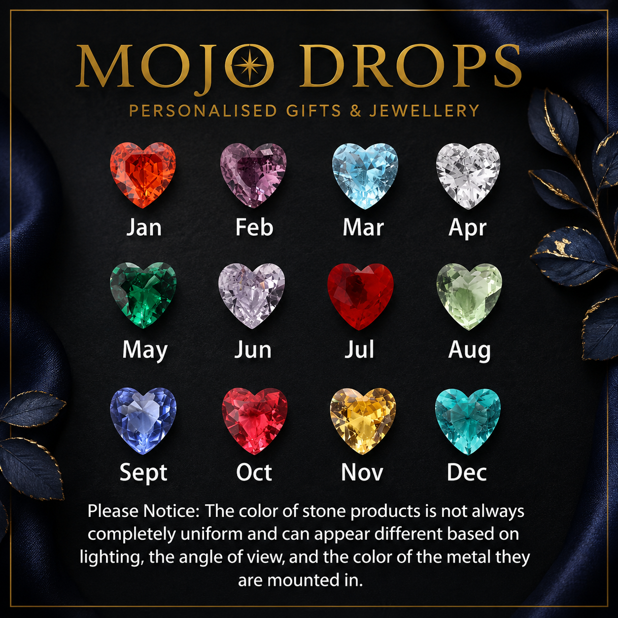 JZD0775 Heart Birthstone Ring