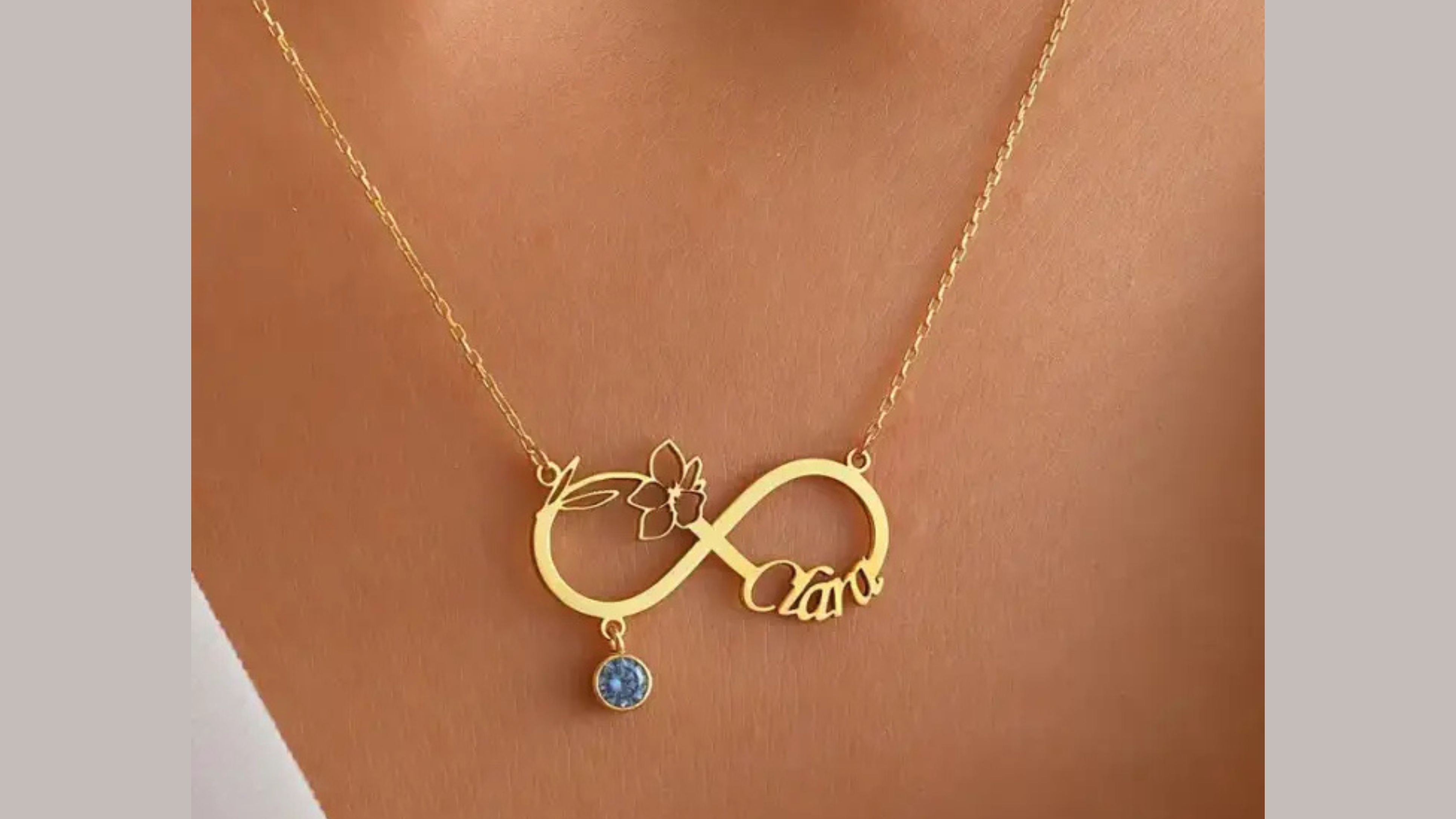 a personalized necklace 