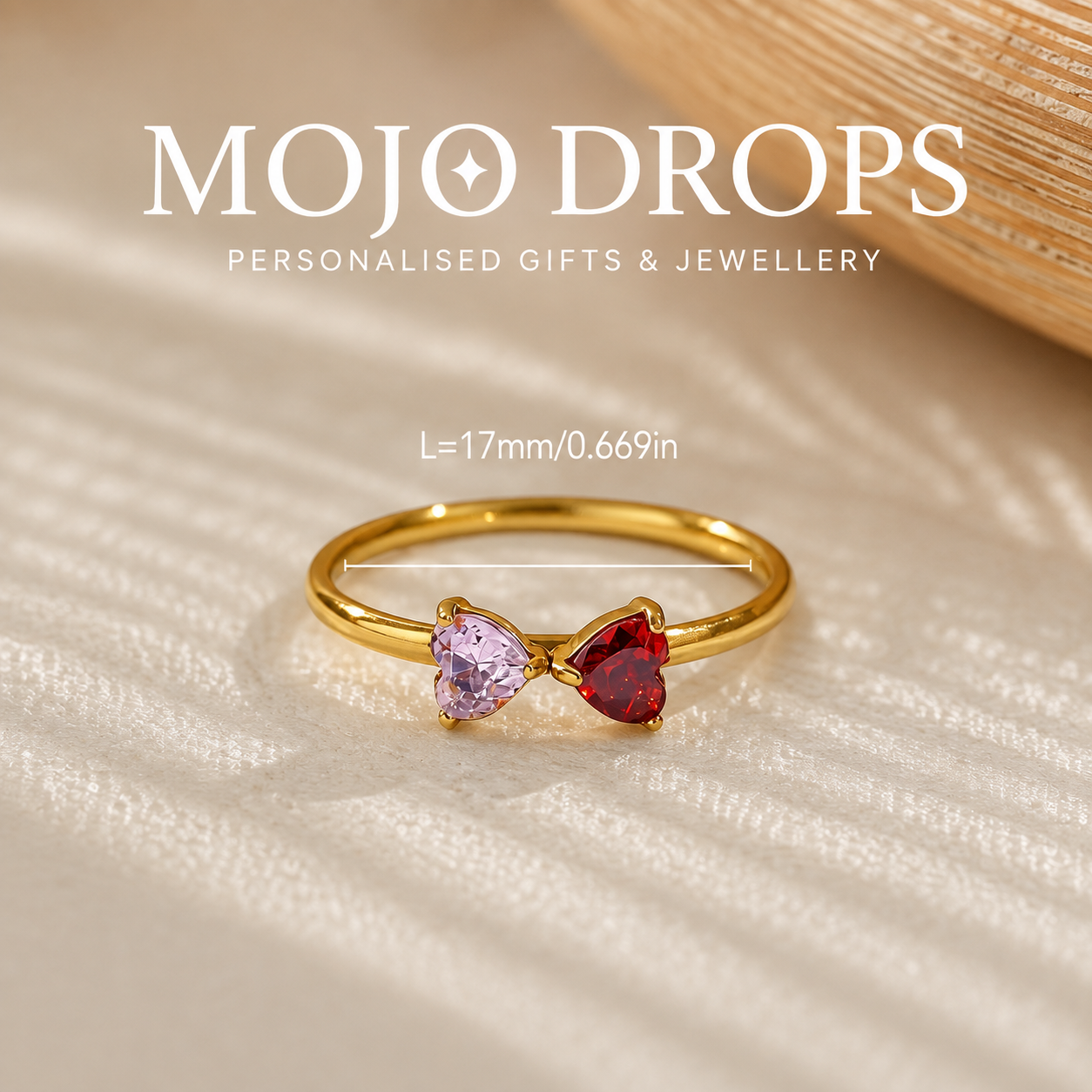 Birthstone Pair Ring JZD0790