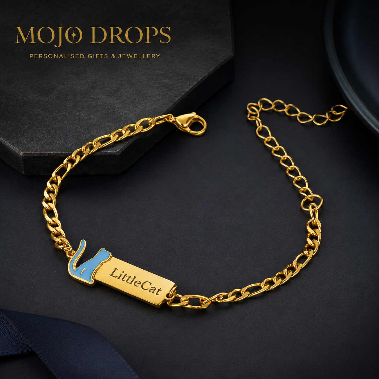 BD0710 Cat Name Bracelet