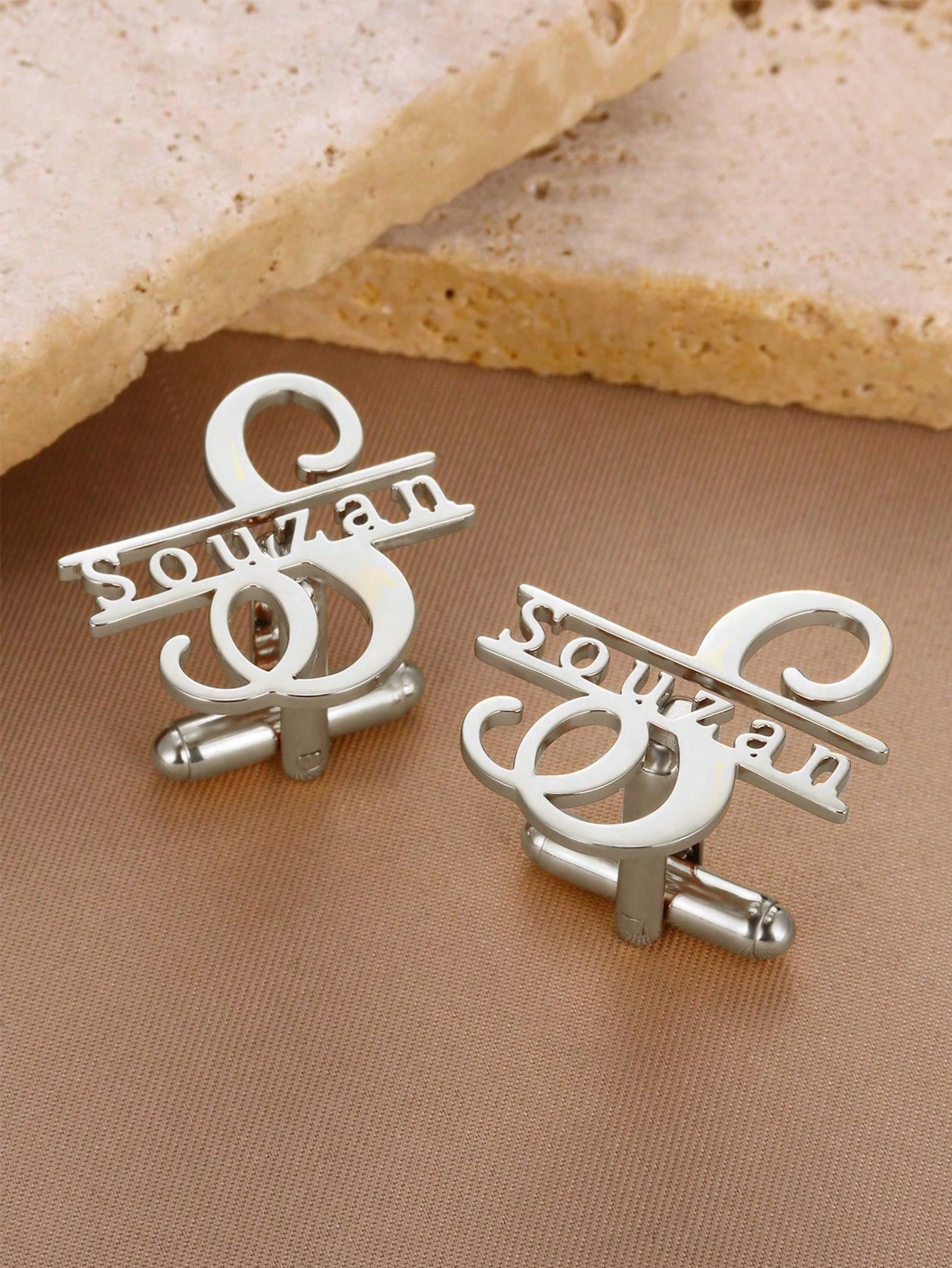 Executive Custom Initial Cufflinks