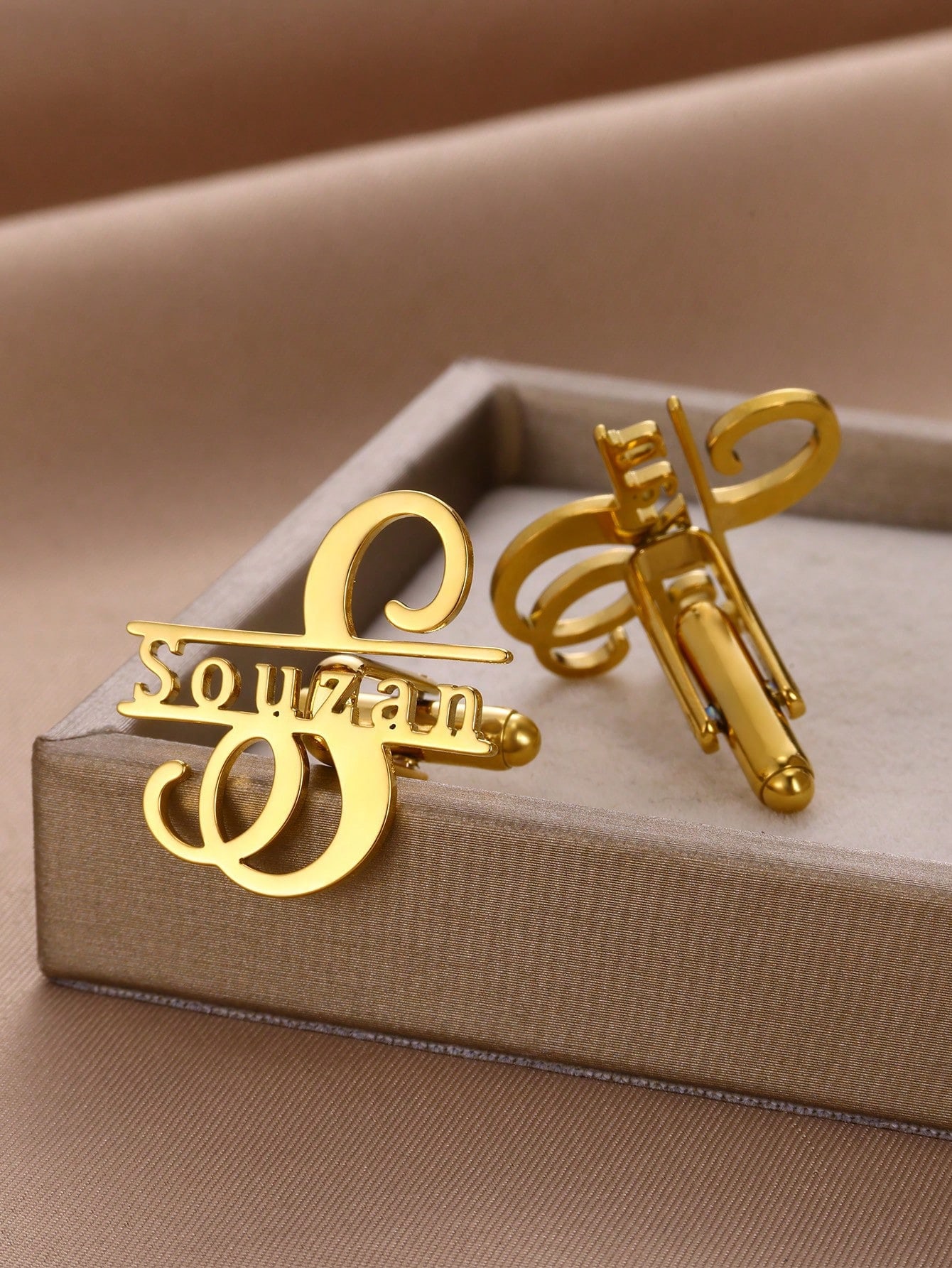 Executive Custom Initial Cufflinks