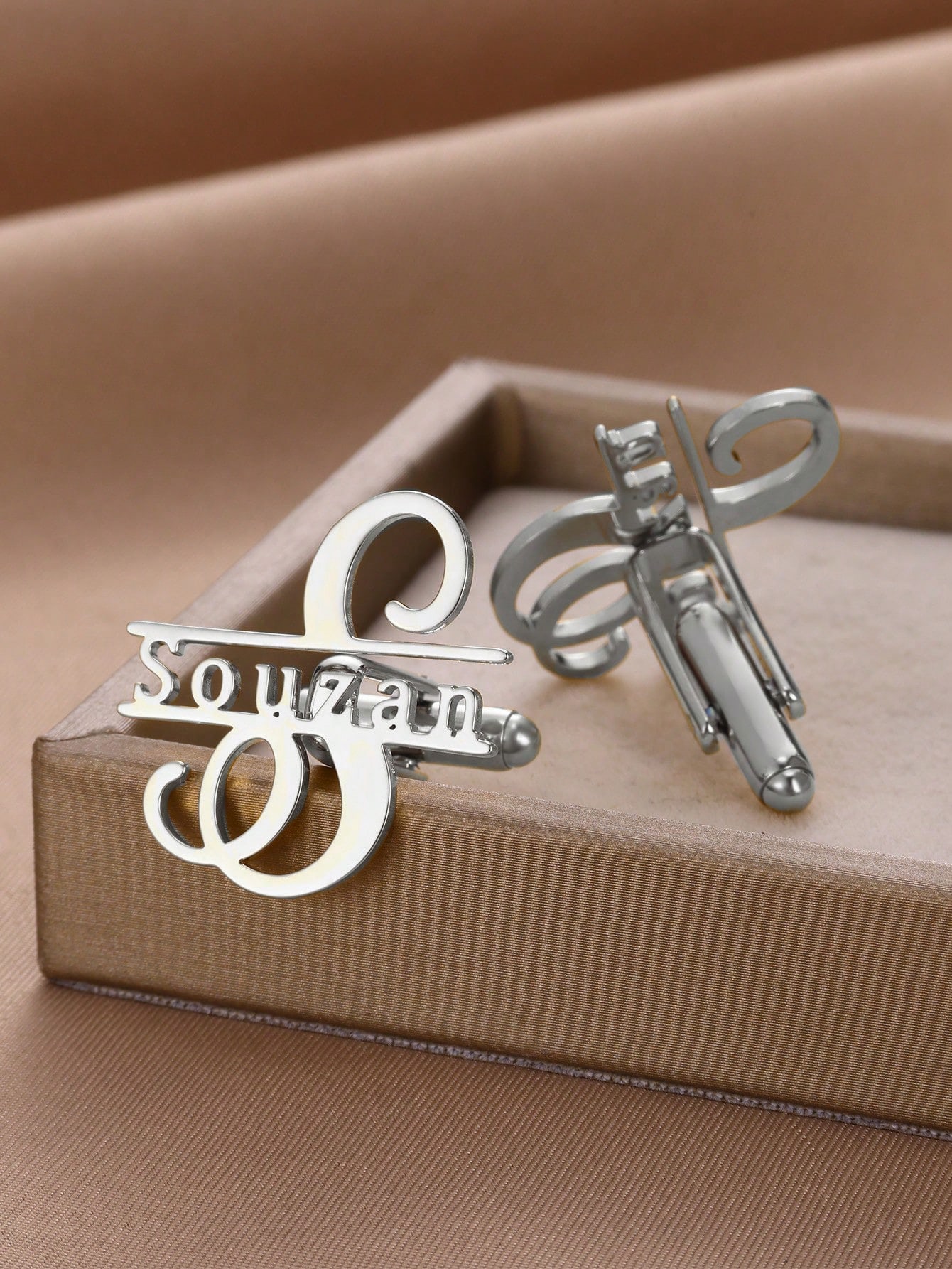 Executive Custom Initial Cufflinks