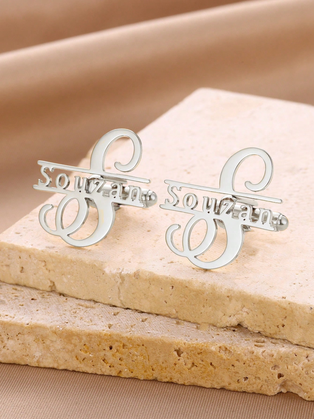 Executive Custom Initial Cufflinks