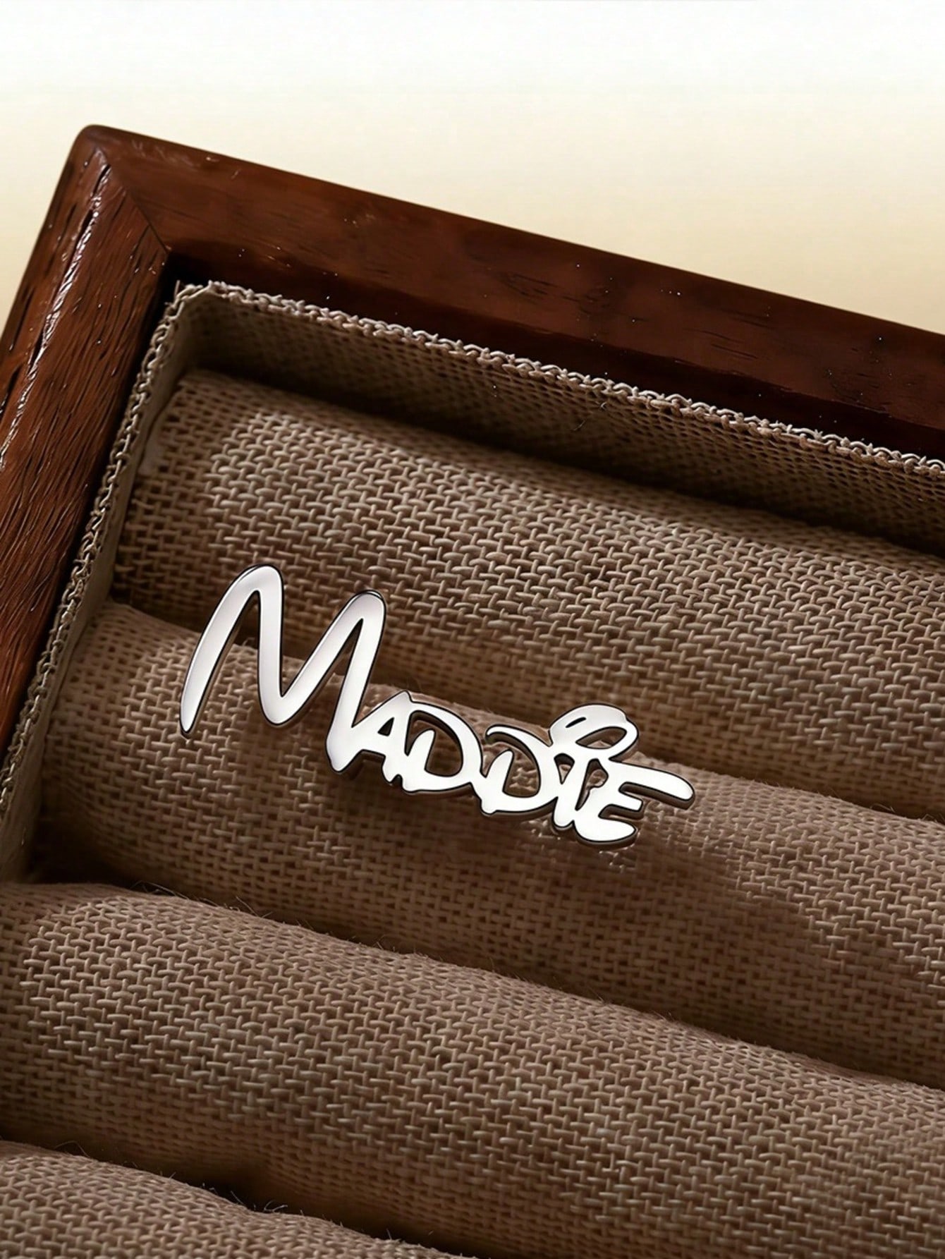 Polished Nameplate Brooch